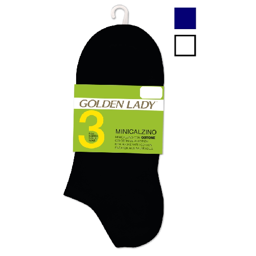 Golden-Lady-3-Minicalzini-Nero-Femmina-3-Paio-A