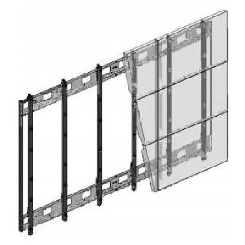 HAGOR VWR 3x3 - Klammer - f¼r 3x3-Videowand - Bildschirmgr¶e: 139.7 cm (55") - Wandmontage