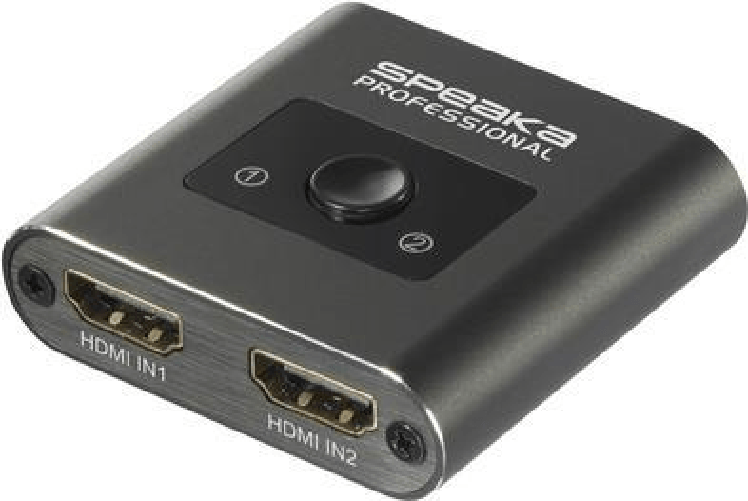 SpeaKa Professional SP-HSW-231 2 Port HDMI-Switch Ultra HD-fhig 7680 x 4320 Pixel (SP-10461500)