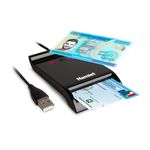 Hamlet HUSCR-NFC Lettore 2 in 1 combinato NFC per Carta identità Elettronica CIE 3.0 e Lettore Smart Card