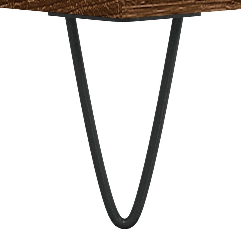 Tavolino-Salotto-Rovere-Marrone-90x49x45-cm-Legno-Multistrato