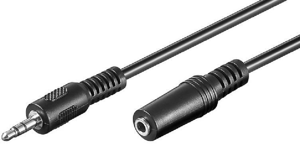 Microconnect AUDLR5 cavo audio 5 m 3.5mm Nero