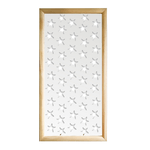 STARFISH - Moduli Decorativi in Legno e PVC nero / 48x48 cm