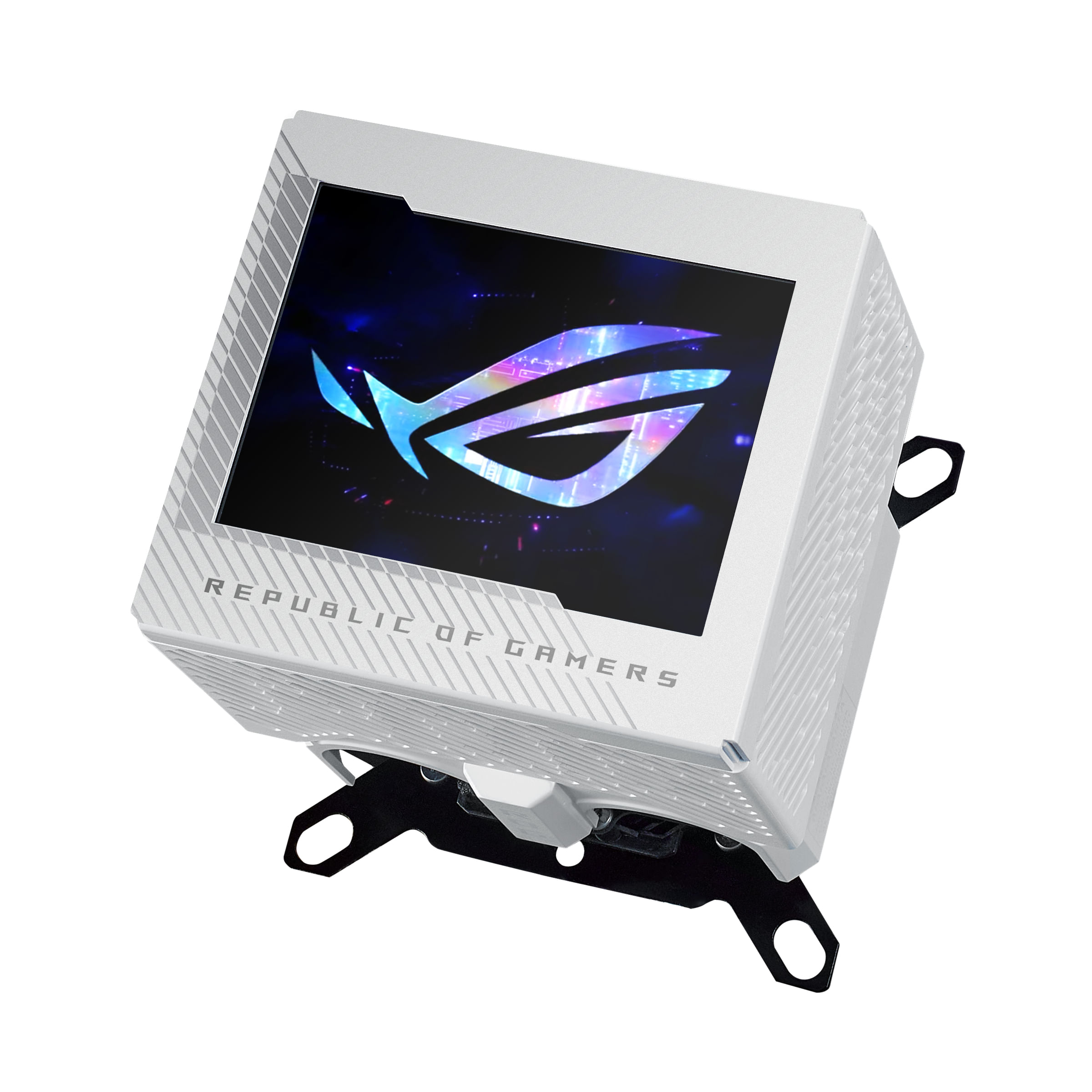 ASUS ROG RYUJIN III WB White Edition Blocco di acqua (Asus ROG Ryujin III WB White Edition CPU Water Block, Full-Colour