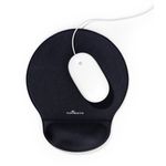 DURABLE_ Tappetino mouse ergonomico con gel antracite/ovale/supporto per polso