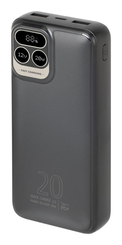 RIVACASE-Powerbank-VA2521-20000mAh-QC-PD-LCD-20W