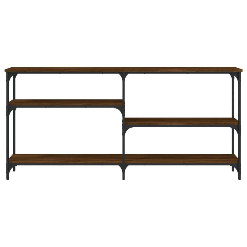 vidaXL-Tavolino-Consolle-Rovere-Marrone-160x29x75-cm-Legno-Multistrato