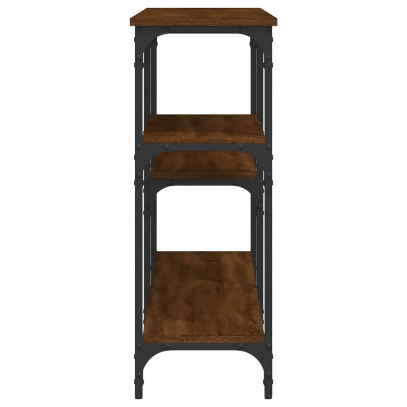 vidaXL-Tavolino-Consolle-Rovere-Marrone-160x29x75-cm-Legno-Multistrato