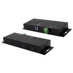 EXSYS EX-1184HMVS-2 hub di interfaccia USB 3.2 Gen 1 (3.1 Gen 1) Type-A 5000 Mbit/s Nero