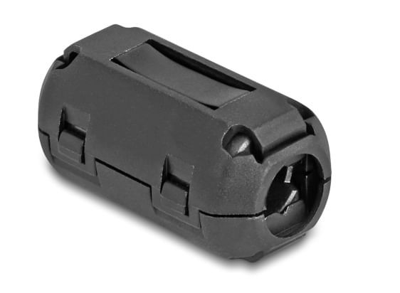 Nucleo-in-ferrite-anello-in-ferrite-Delock-per-cavo-rotondo-da-9-mm-2-pezzi-nero