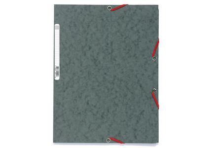 EXACOMPTA-CARTELLA-CON-ELASTICO-24x32CM-GRIGIO-CARTONCINO-LUSTRE\--425gr