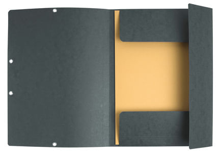 EXACOMPTA-CARTELLA-CON-ELASTICO-24x32CM-GRIGIO-CARTONCINO-LUSTRE\--425gr