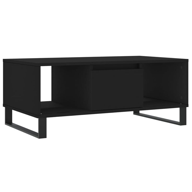 vidaXL-Tavolino-da-Salotto-Nero-90x50x365-cm-in-Legno-Multistrato
