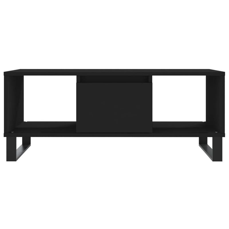 vidaXL-Tavolino-da-Salotto-Nero-90x50x365-cm-in-Legno-Multistrato