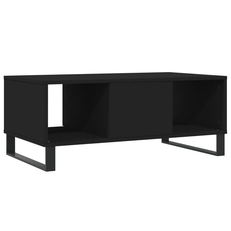 vidaXL-Tavolino-da-Salotto-Nero-90x50x365-cm-in-Legno-Multistrato