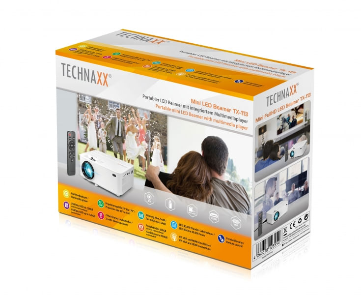 Technaxx-TX-113-videoproiettore-Proiettore-a-raggio-standard-1800-ANSI-lumen-LED-800x480-Bianco--TECHNAXX-TX-113---MINI-