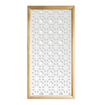 PSYCHEDELIC - Moduli Decorativi in Legno e PVC bianco / 47x94 cm