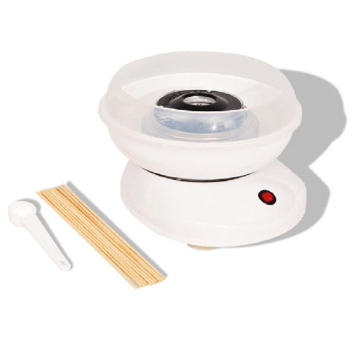 vidaXL-Macchina-per-lo-Zucchero-Filato-480-W-Bianca
