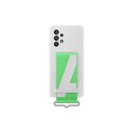 Samsung Silicone Cover with Strap per Galaxy A53 5G, Bianco (^SILICONE COVER WITH STRAP FOR A53 5)