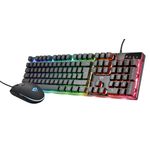 Trust GXT 838 Azor tastiera Mouse incluso Gaming USB Nero