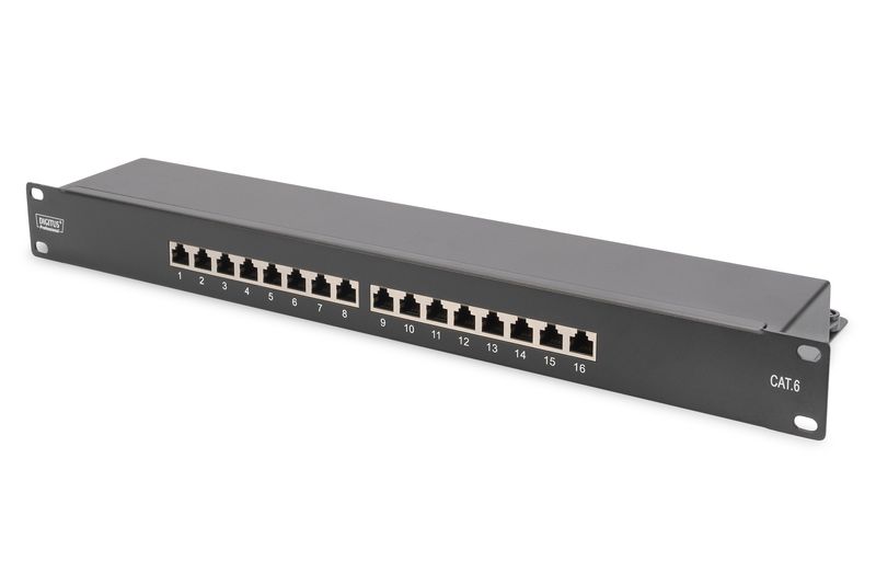CAT-6-Patch-Panel---Shield-Class-E---16-port