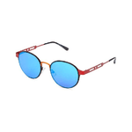 Italia Independent Occhiali da Sole Mod BONO METAL 0515 BROWN AND RED UN