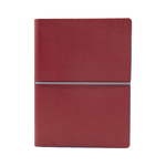 IN TEMPO Taccuino Evo Ciak - 9 x 13 cm - fogli a righe - copertina rosso - In Tempo