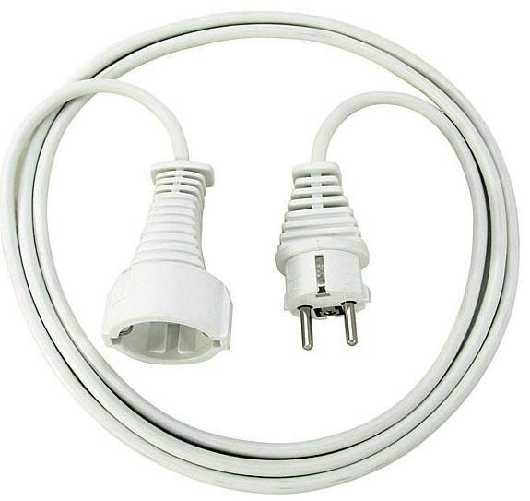 Power-cable-White-3-m