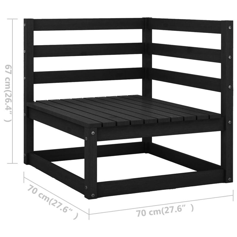 vidaXL-Set-Divani-da-Giardino-8-pz-con-Cuscini-Legno-Massello-di-Pino