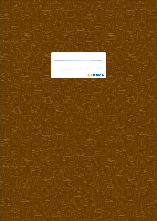 Proteggi-quaderno-Herma-PP-A4-marrone