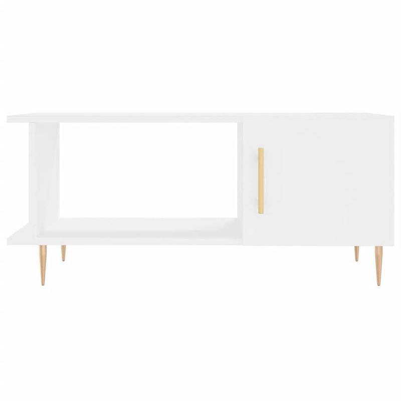vidaXL-Tavolino-da-Salotto-Bianco-90x50x40-cm-in-Legno-Multistrato
