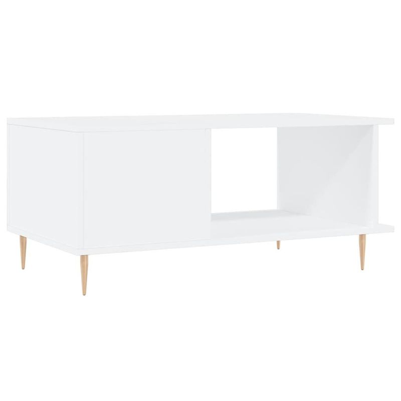 vidaXL-Tavolino-da-Salotto-Bianco-90x50x40-cm-in-Legno-Multistrato