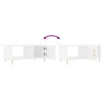vidaXL-Tavolino-da-Salotto-Bianco-90x50x40-cm-in-Legno-Multistrato