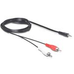 Delock cavo audio spina jack da 3,5 mm > 2 x spina cinch 5 m