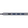 Multi-Hub-USB-3.2-USB-C-3x-USB-A---USB-C---Lettore-di-schede---HDMI---OTG