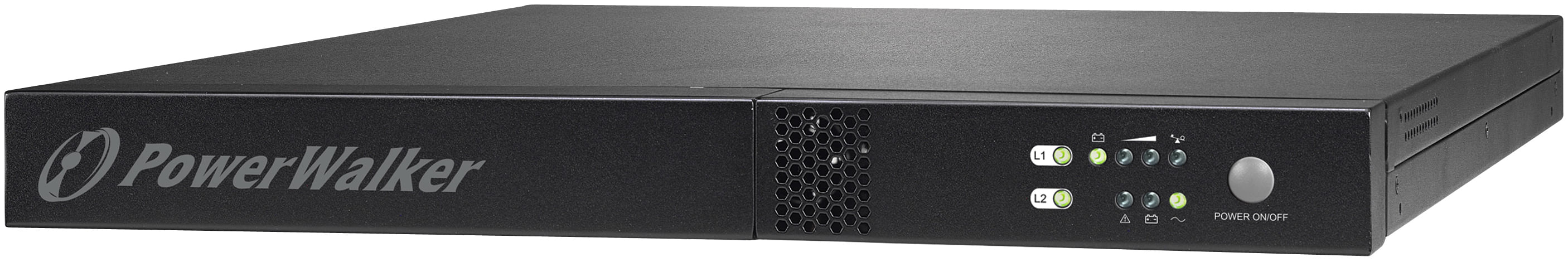 PowerWalker VFI 1000R/1U gruppo di continuità (UPS) Doppia conversione (online) 1 kVA 800 W 3 presa(e) AC