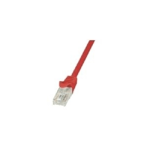 LogiLink-EconLine---cavo-patch---da-RJ-45--M--a-RJ-45--M----3-m---UTP---CAT-6---sagomato-senza-gancio---rosso