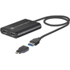 Adattatore-USB-DisplayLink-Spina-USB-A-e-GT-Dual-4K-DisplayPort-nero-30-cm