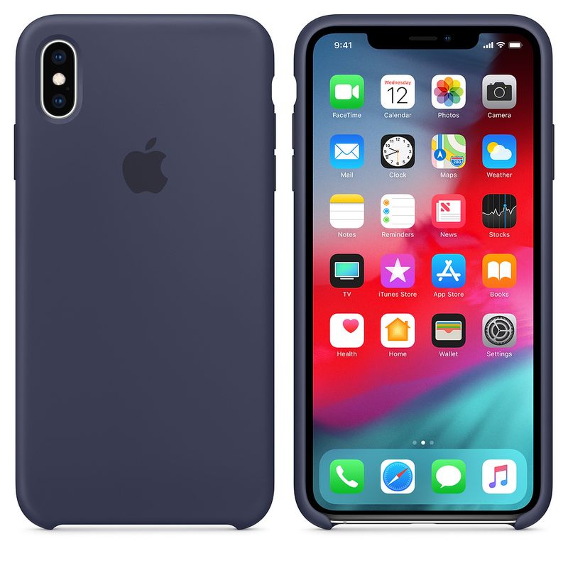 iPhone-XS-Max-Silicone-Case---Midnight-Blue