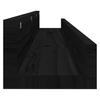 vidaXL-Mensole-da-Parete-2pz-Nero-110x12x9cm-in-Legno-Massello-di-Pino