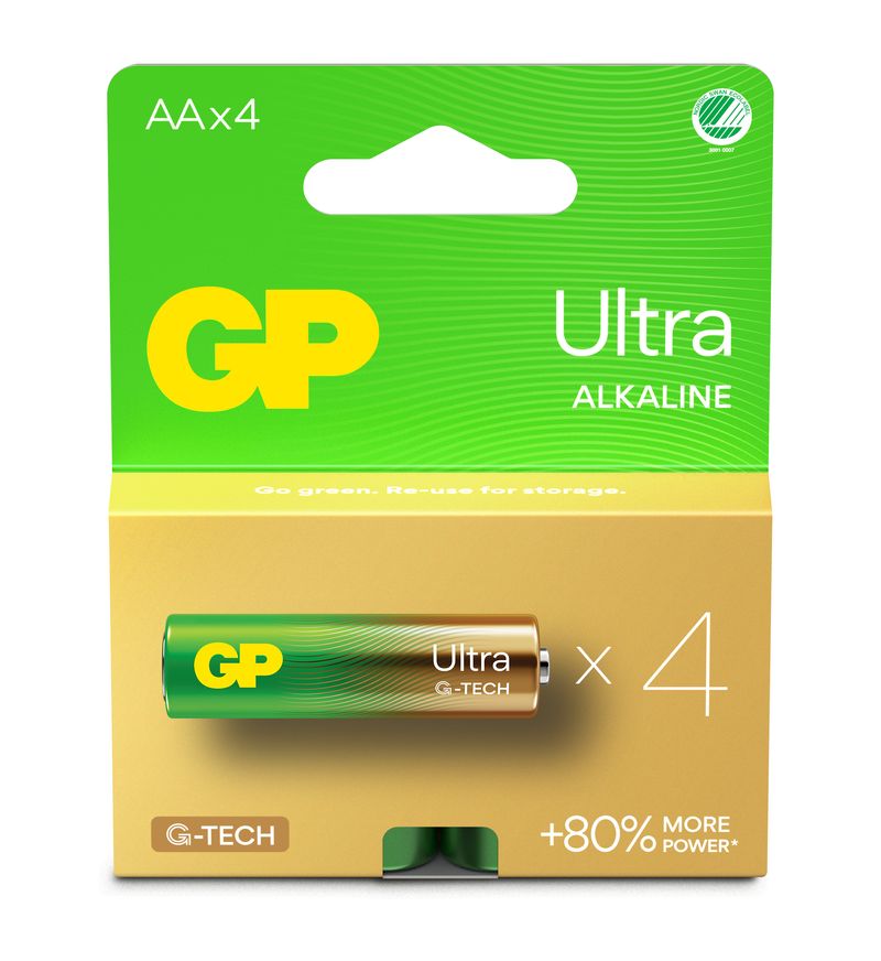 GP-ULTRA-ALKALINE-AA-LR6---Battery.-4-Pack---Warranty--12M