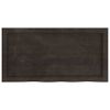 vidaXL-Ripiano-Muro-Grigio-Scuro-80x40x6-cm-Massello-Rovere-Trattato