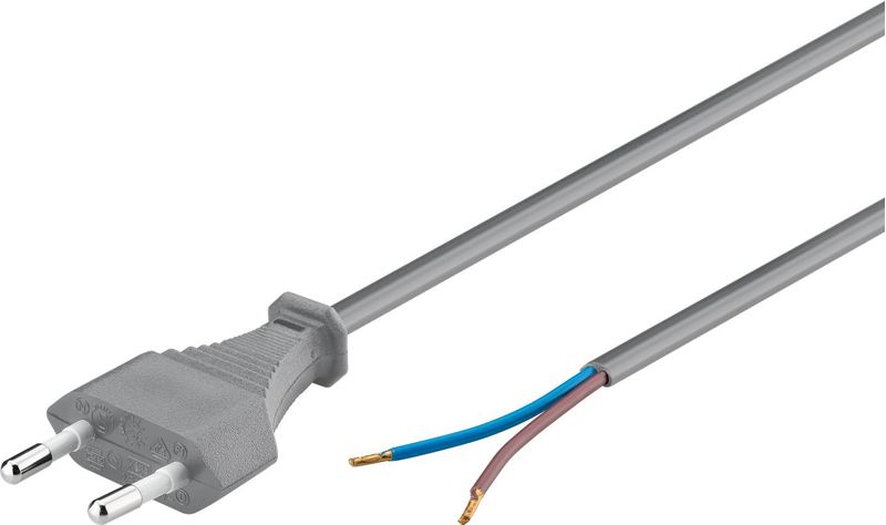 Wentronic-Goobay-Euro-Kabel-zum-Konfektionieren-15-m-Grau-Grau---Eurostecker--Typ-C-CEE-7-16-->-lose-Kabelenden--51
