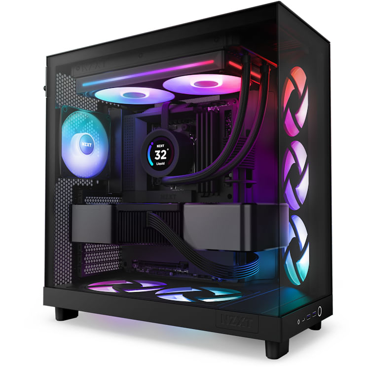 NZXT-RF-U28HF-B1-sistema-di-raffreddamento-per-computer-Case-per-computer-Ventilatore-Nero-1-pz--NZXT-F280-RGB-Core280mm
