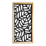 TROPICA - Moduli Decorativi in Legno e PVC nero / 73x73 cm