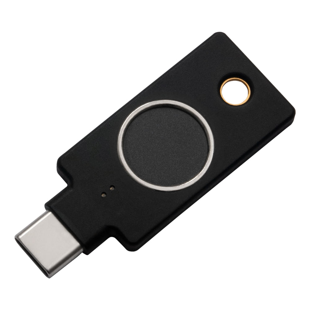 Yubico YubiKey C Bio FIDO Edition - Yubico YubiKey C Bio FIDO - Edition, Windows, macOS, Chrome OS, Linux, Black