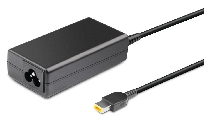 CoreParts MBXLE-AC0014 adattatore e invertitore Interno 65 W Nero (Power Adapter for Lenovo - 65W 20V 3.25A Plug:Square,