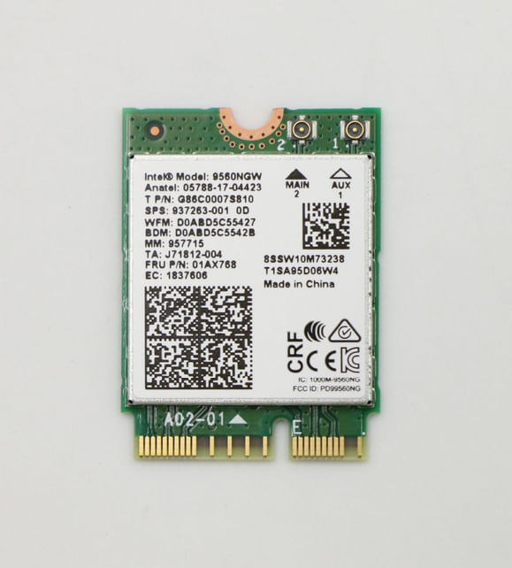 Lenovo-WirelessCMBIN9560-NV-M2--BT5.0-Scheda-WLAN--Wireless-Card-CMB-IN-9560---Warranty--6M-