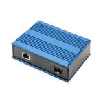 Digitus Convertitore multimediale industriale da 10/100/1000Base-TX (PoE) a 1000Base-FX