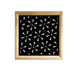 DAISY - Moduli Decorativi in Legno e PVC nero / 73x148 cm